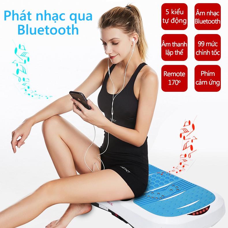 Máy tập gym có bluetooth đa năng máy tập rung giảm eo thon gọn âm thanh lập thể phát nhạc nhiều mức độ rung