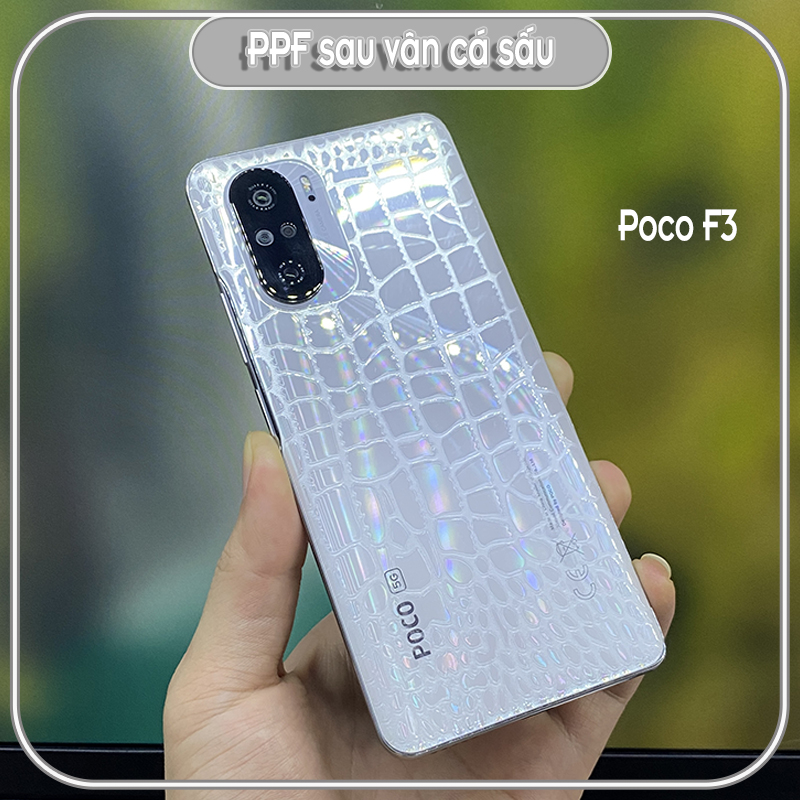 Dán PPF trong vân cá sấu cho Xiaomi Poco F3 - Redmi K40