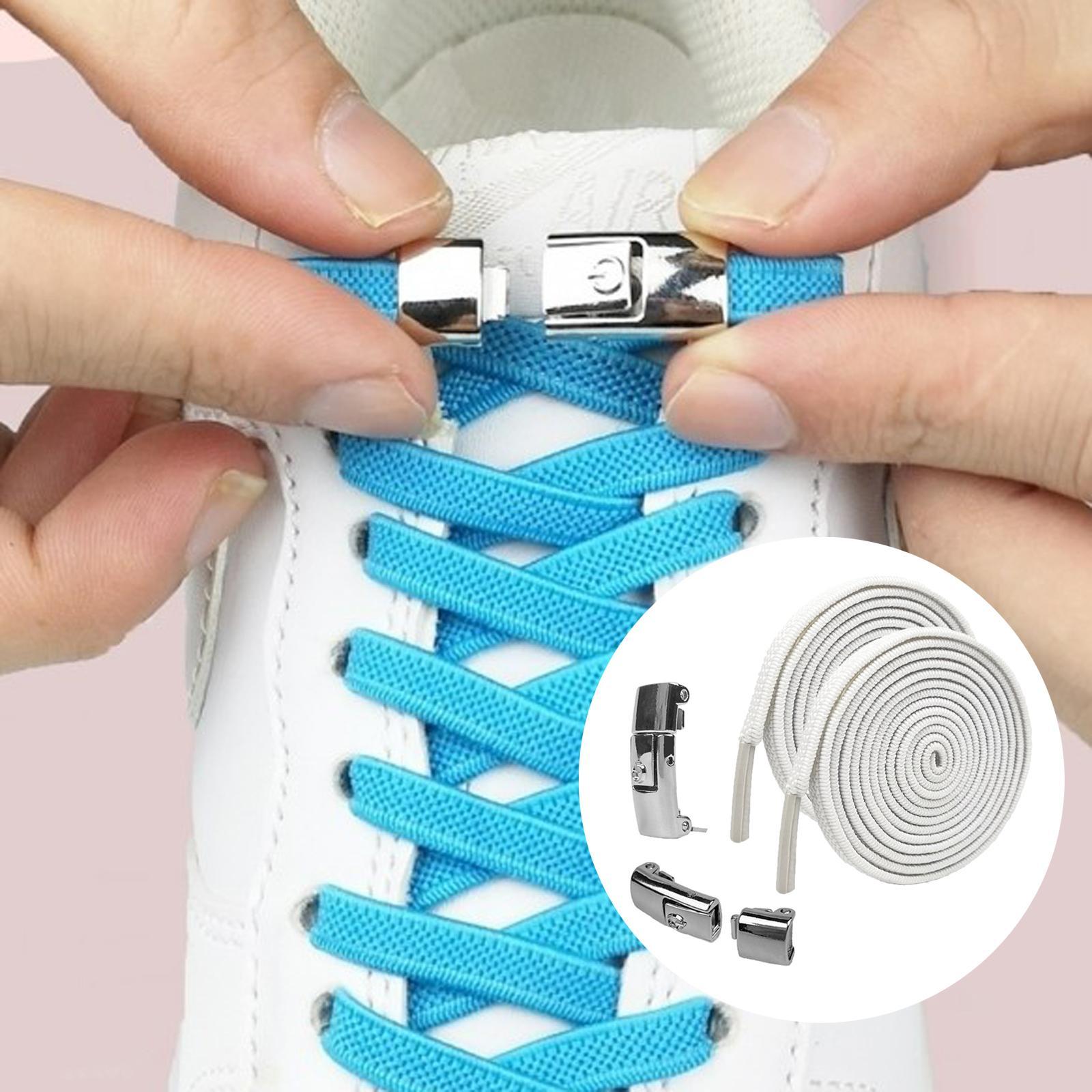 Universal Elastic No Tie Shoe Laces Shoelaces Quick for Trainer Women Lazy Men Elderly