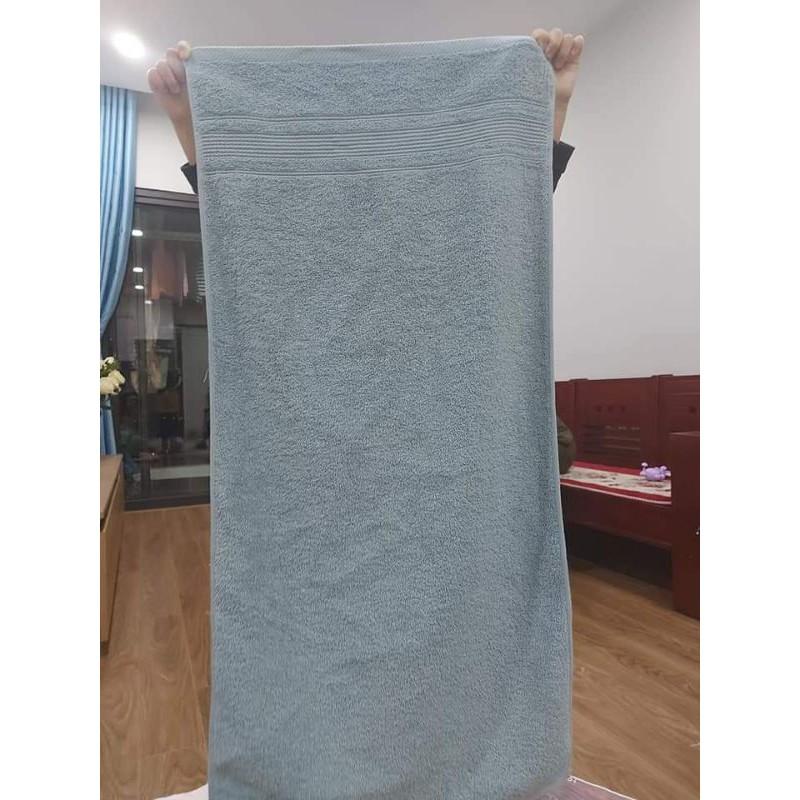 Khăn tắm cỡ trung 40x80cm xuất Hàn dư 100% cotton siêu thấm phù hợp tập gym yoga chơi thể thao, tắm biển, lau đầu