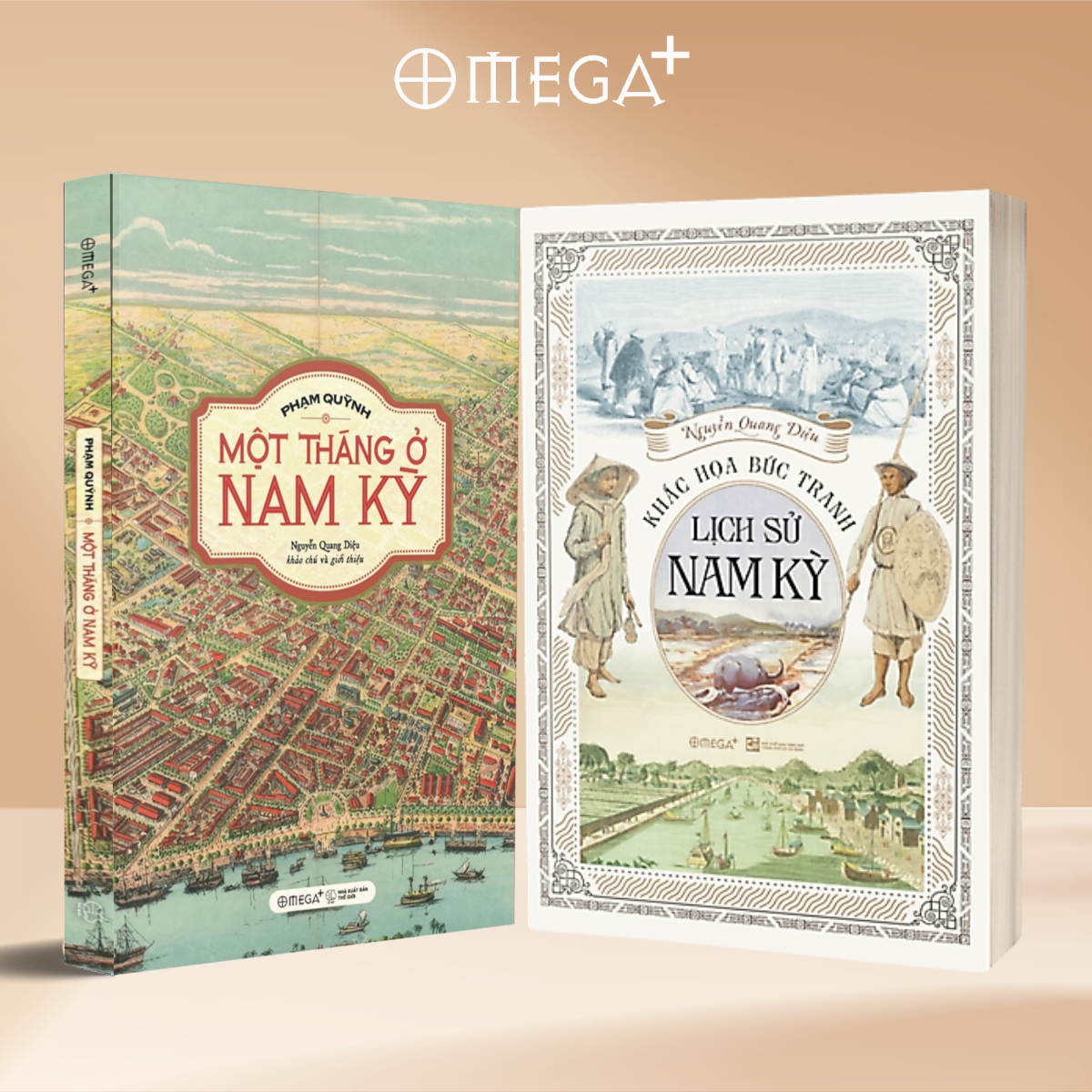 Combo Một Tháng Ở Nam Kỳ - Chuyến Du Ký Về Những Địa Danh Nổi Tiếng Ở Nam Kỳ Hơn 100 Năm Trước Của Phạm Quỳnh + Khắc Họa Bức Tranh Lịch Sử Nam Kỳ