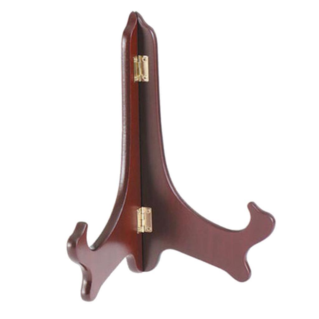 2x 6" + 11" Photo Picture Wood Easel Plate Holder Folding Display Stands