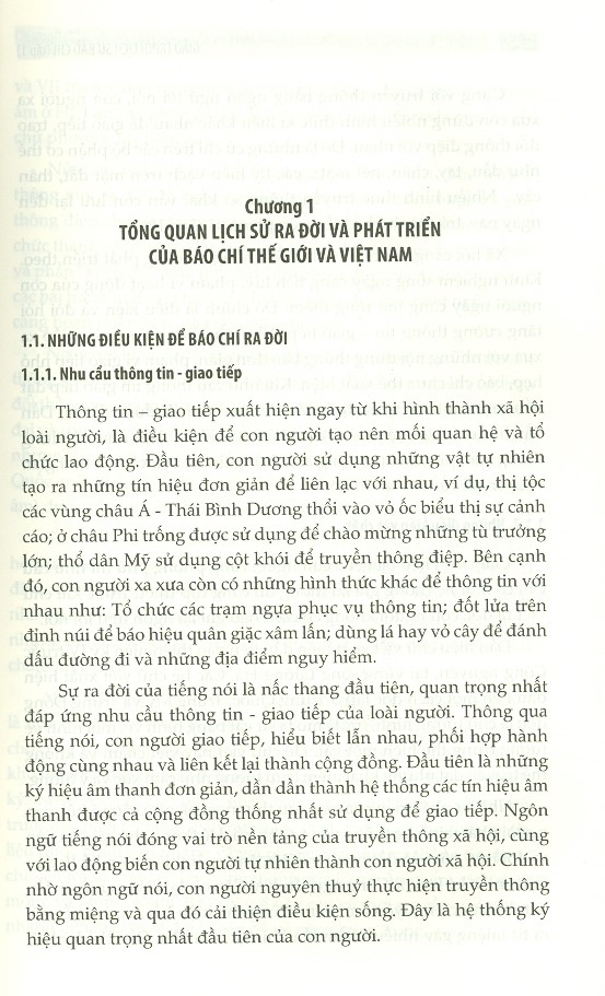 Giáo Trình Lịch Sử Báo Chí