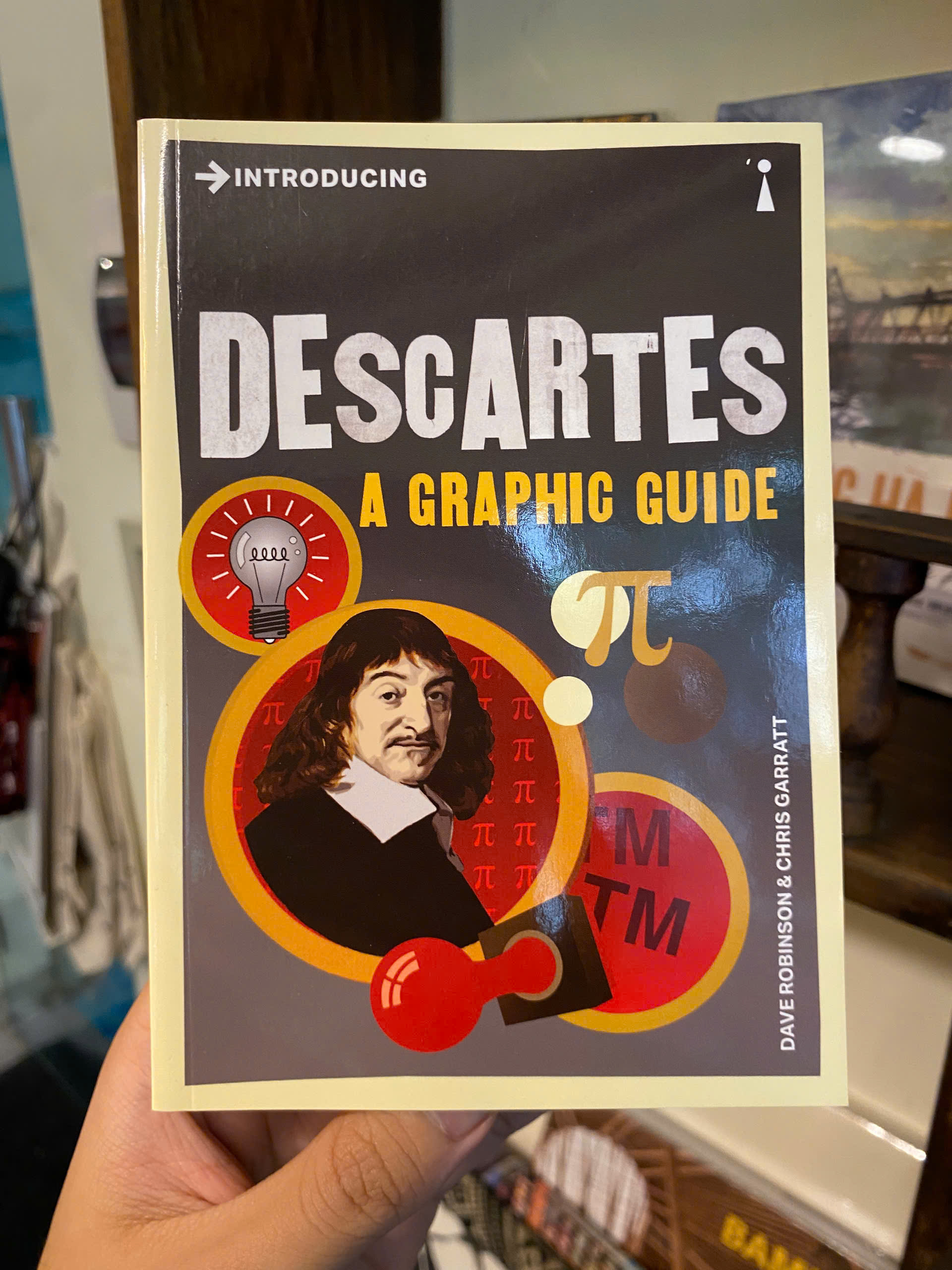Sách - Introducing Descartes: A Graphic Guide by Dave Robinson | Philosophy Nonfiction in English