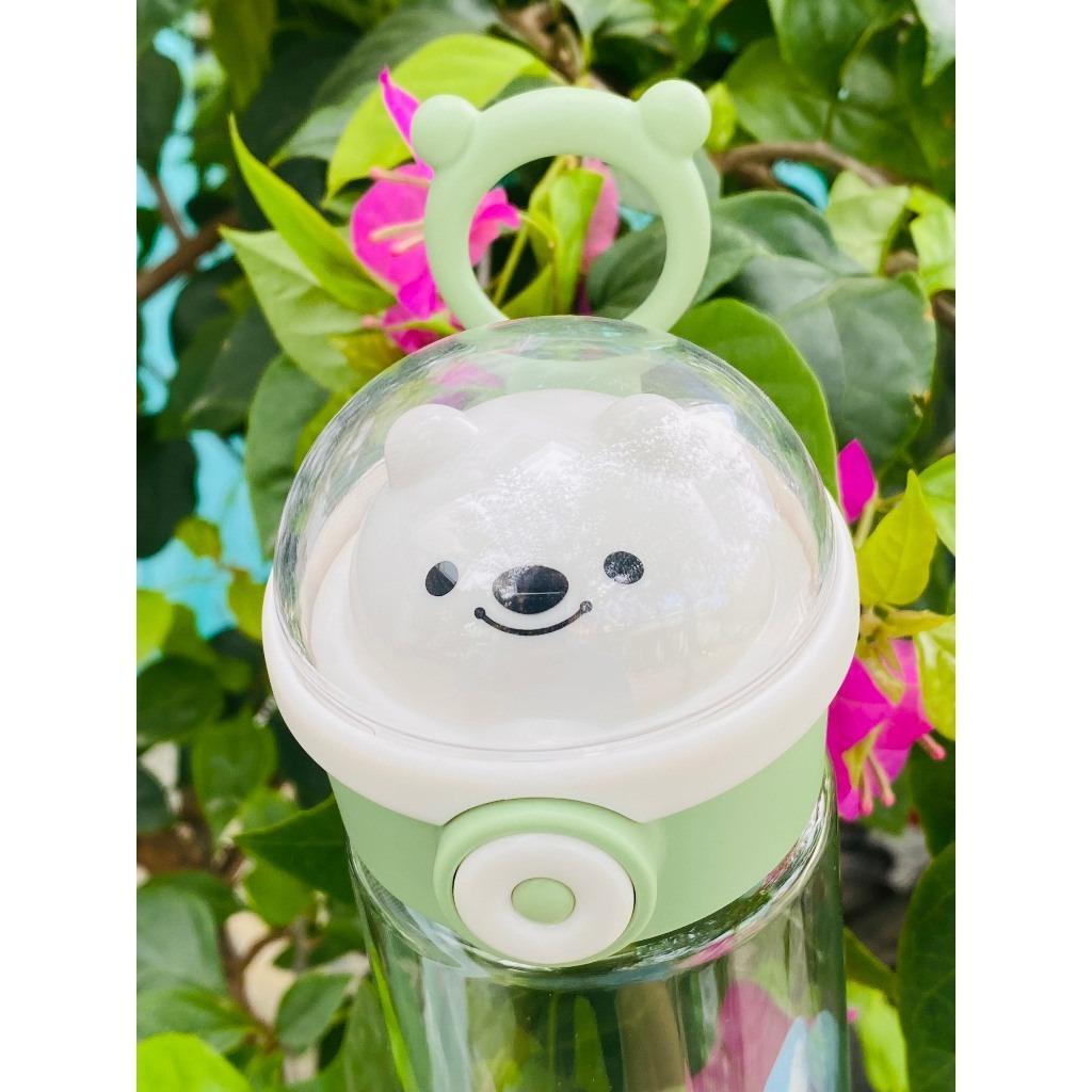 Bình Nước Kita Boo 480/620 ml - Inochi HIN.BIKF Nhiều Màu, Chất Liệu Tritan, An Toàn Cho Bé
