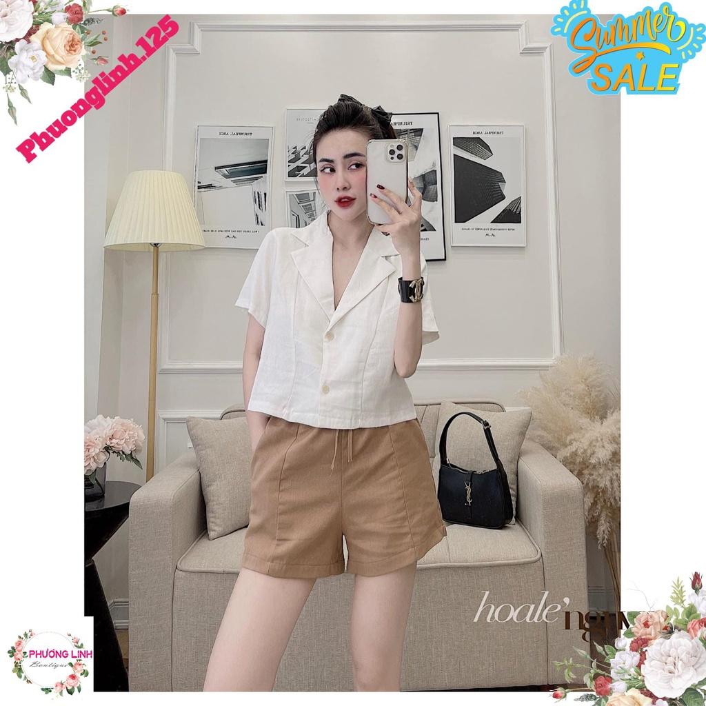 SET BỘ VEST SHORT NƠ CHUN
