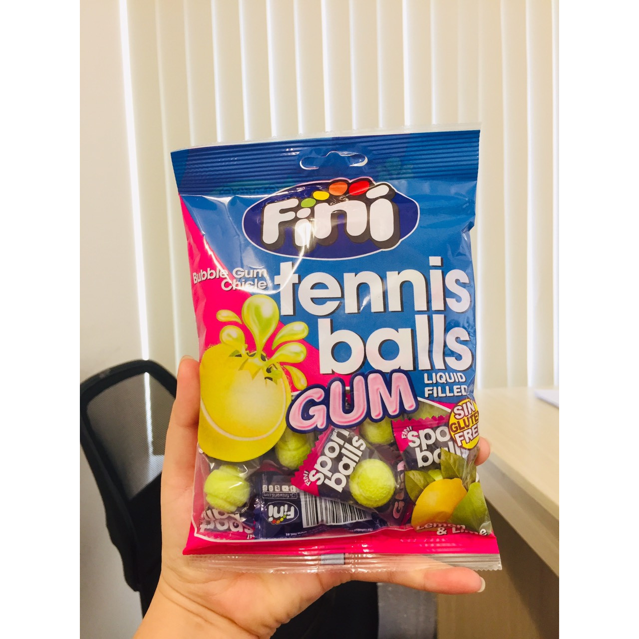 Kẹo cao su Fini Tennis Balls Gum - 80g