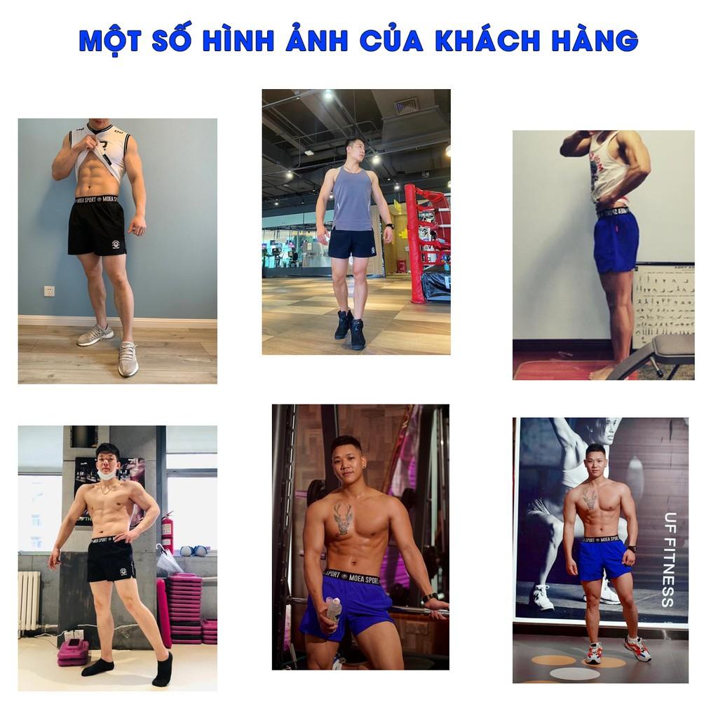 Quần đùi nam thể thao CẠP TO cho người chạy bộ, tập gym, đá bóng, đi bơi, đi biển thoáng khí, đàn hồi 4 chiều