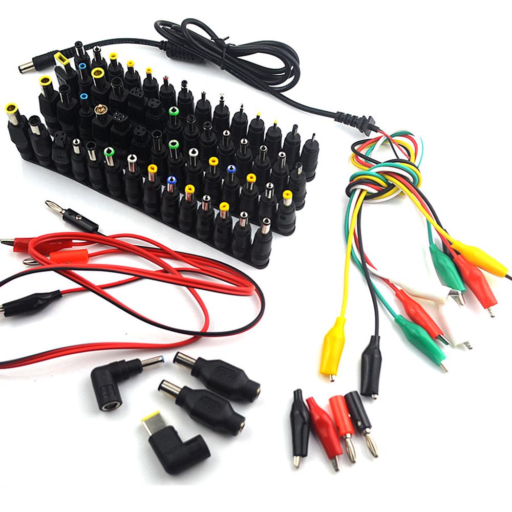 75 Chiếc Đa Năng Laptop DC Kết Nối Adapter Cắm AC DC Đầu Chuyển Đổi Jack Kết Nối Sạc Laptop Power Adap