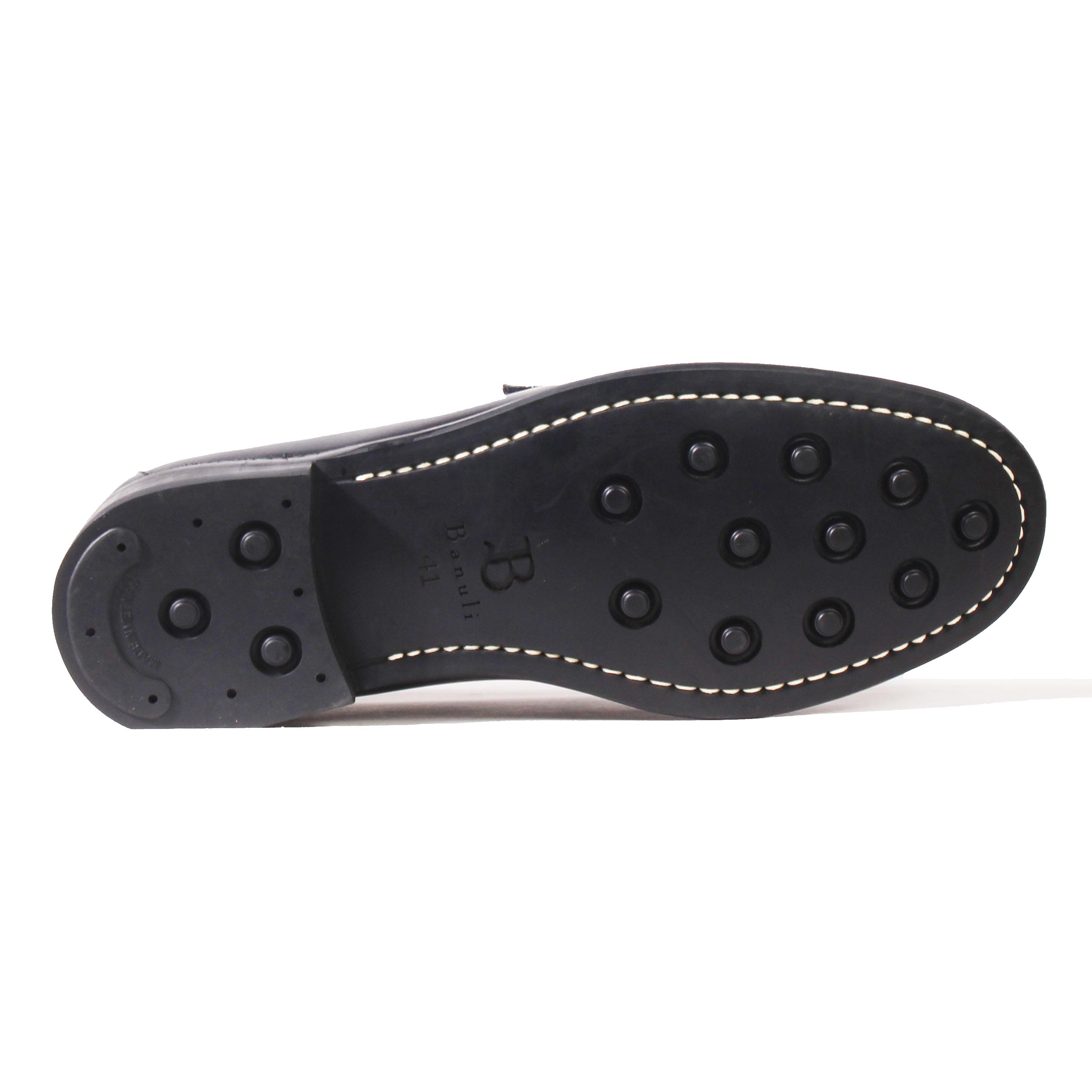 Giày Tây Lười Banuli Nam Công Sở Da Bê Italian HDPL2M0 Horse Bit Loafers (Da Mềm Dẻo, Đế Dainite, Bảo Hành Trọn Đời)