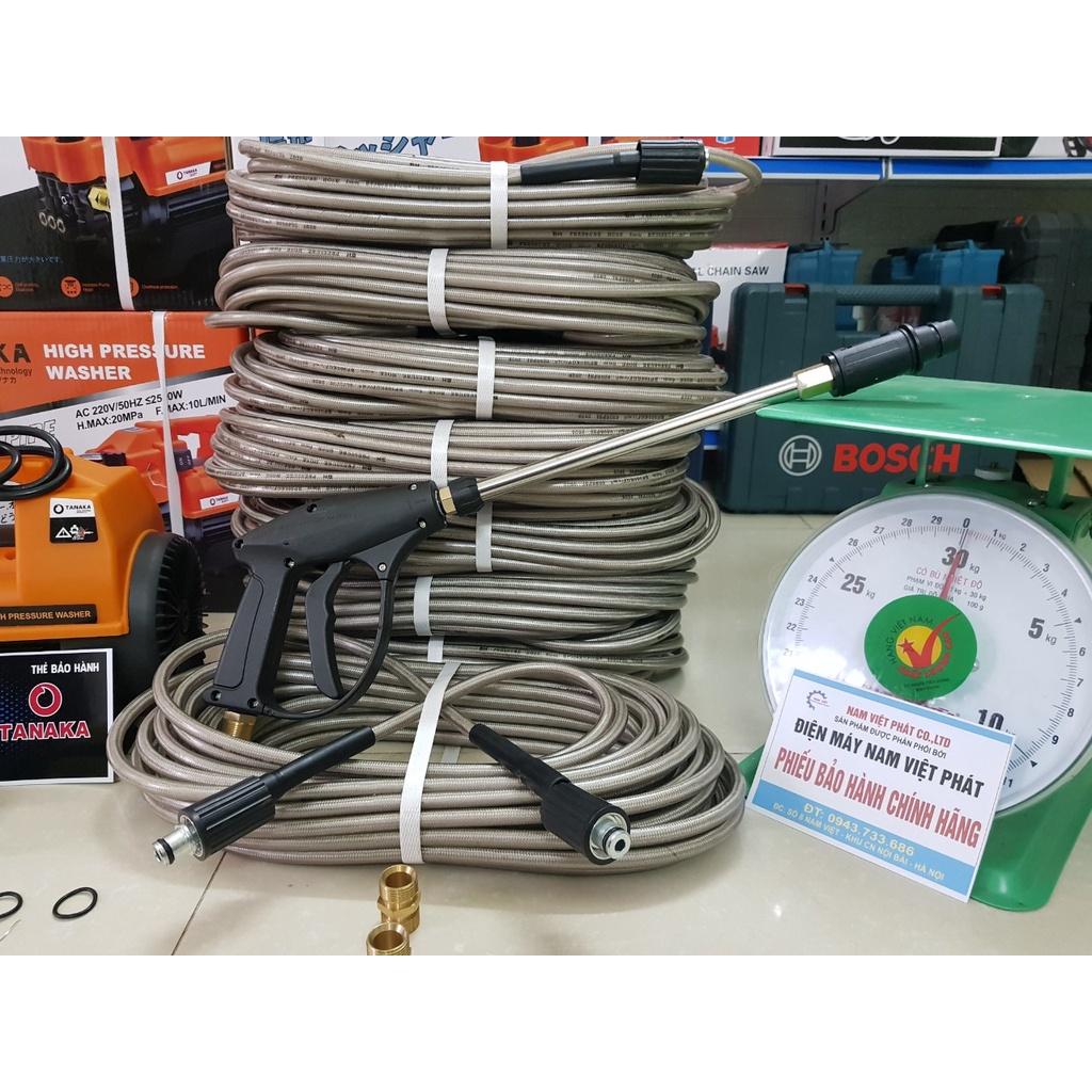 Bộ 15M DÂY MÁY RỬA XE và súng xịt