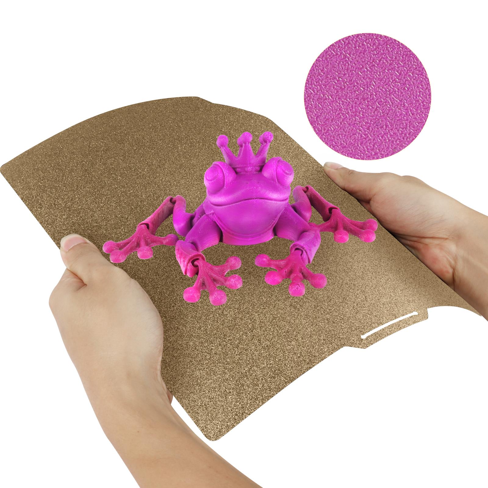 Đối với Bambu Lab X1 Build Tấm PEI PEO PEO 257X257mm Nâng cấp hai mặt Spring Steel Sheet mịn PEO PE PEI cho phòng thí nghiệm P1P