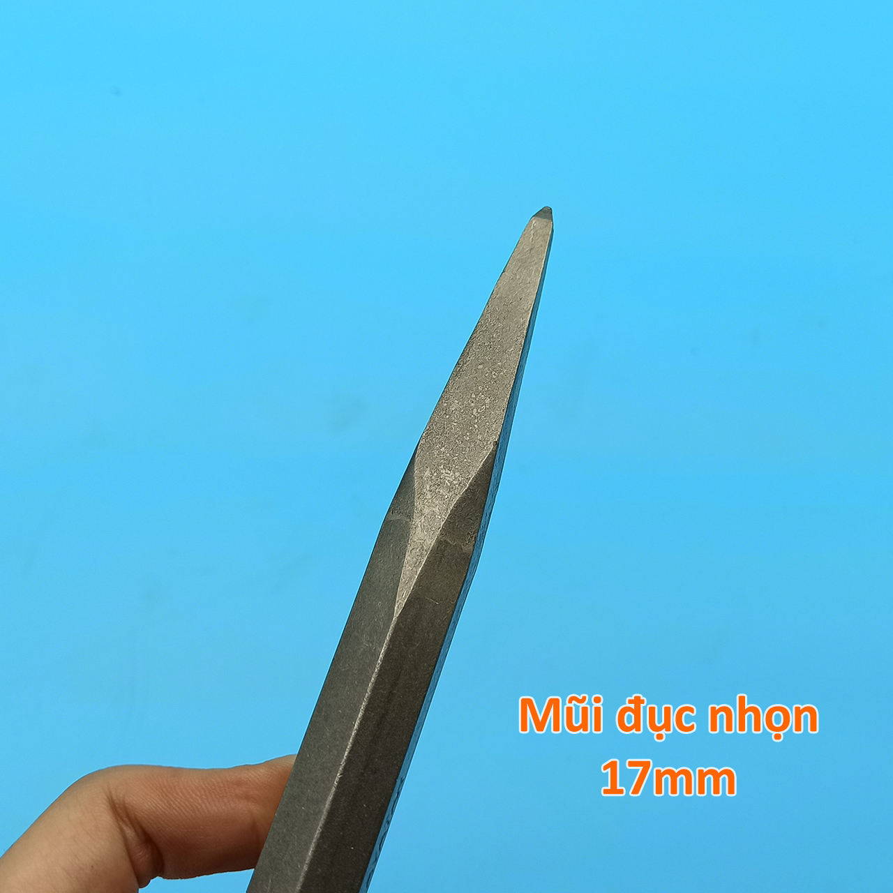 Mũi đục bê tông nhọn chuôi gài  Φ17mm dài 300mm ID2272