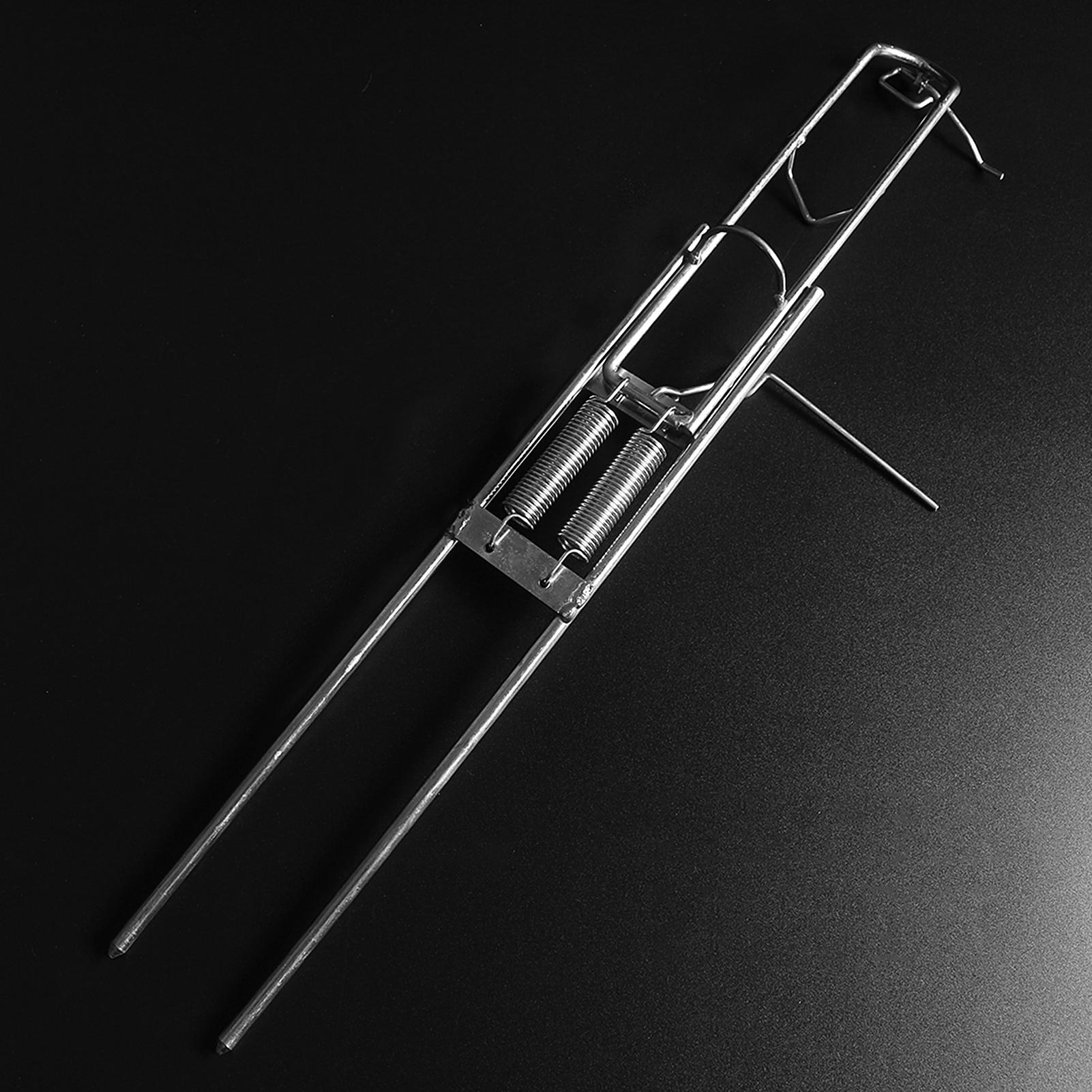 Foldable Automatic Fishing Rod Holder Stainless Steel Fishing Pole Rack Ground Support Bracket