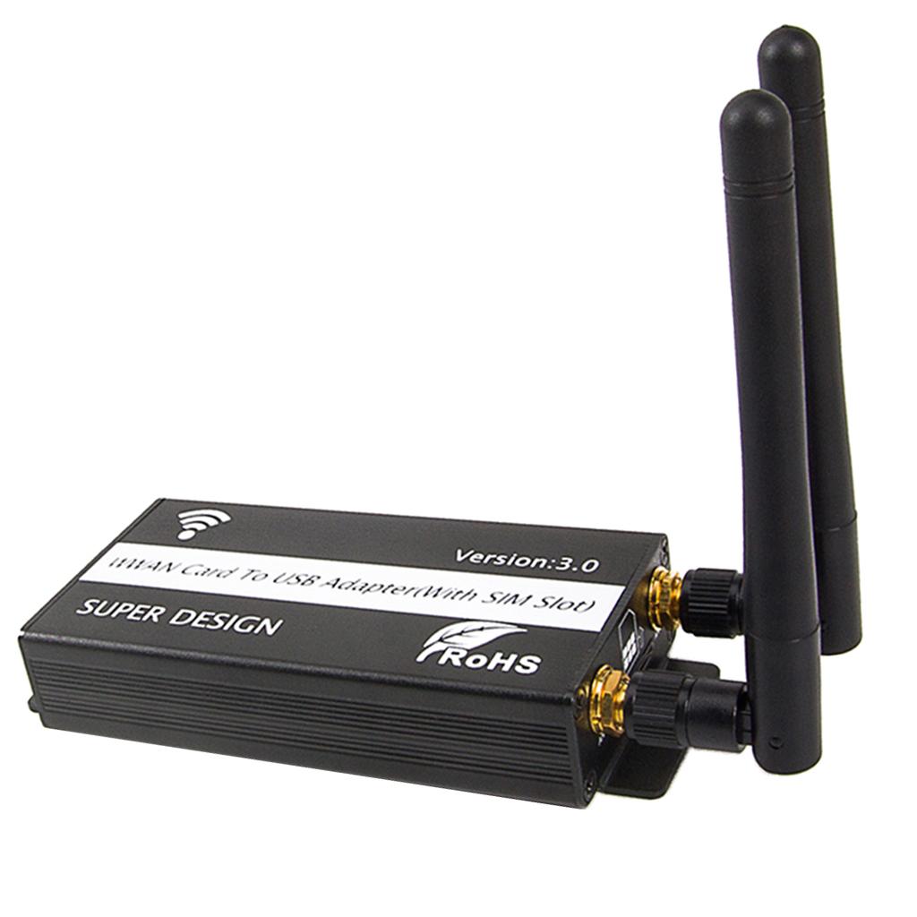 -Express to USB Adapter Riser Card With SIM Card Slot for Computer