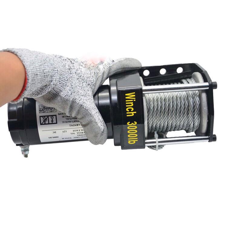Tời Ắc Quy, Cứu Hộ Ô Tô 3000lbs Nguồn 12V-24V