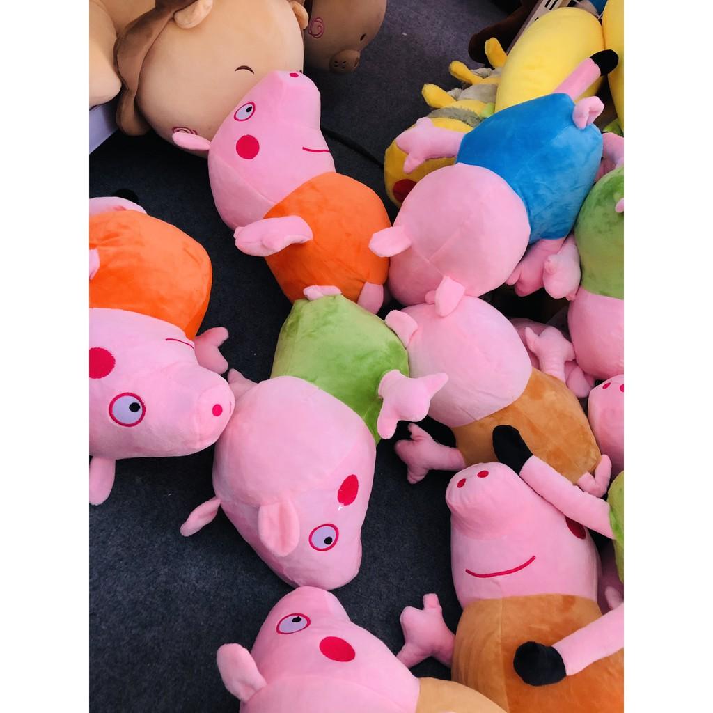 Gấu Bông Heo Peppa Pig 45cm Cute, Thú Nhồi Bông Đồ Chơi An Toàn Cho Bé, Gấu Bông- Qùa Tặng VIPU