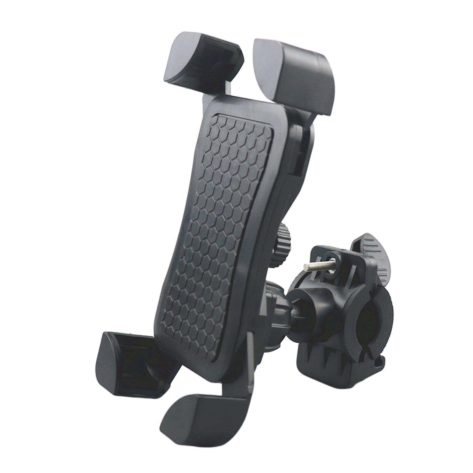 Motorcycle Handlebar Phone Holder Adjustable Red