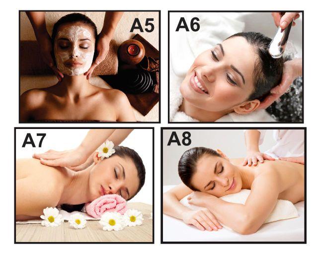 Decal dán tường cô gái spa 157_nhiều kích thước