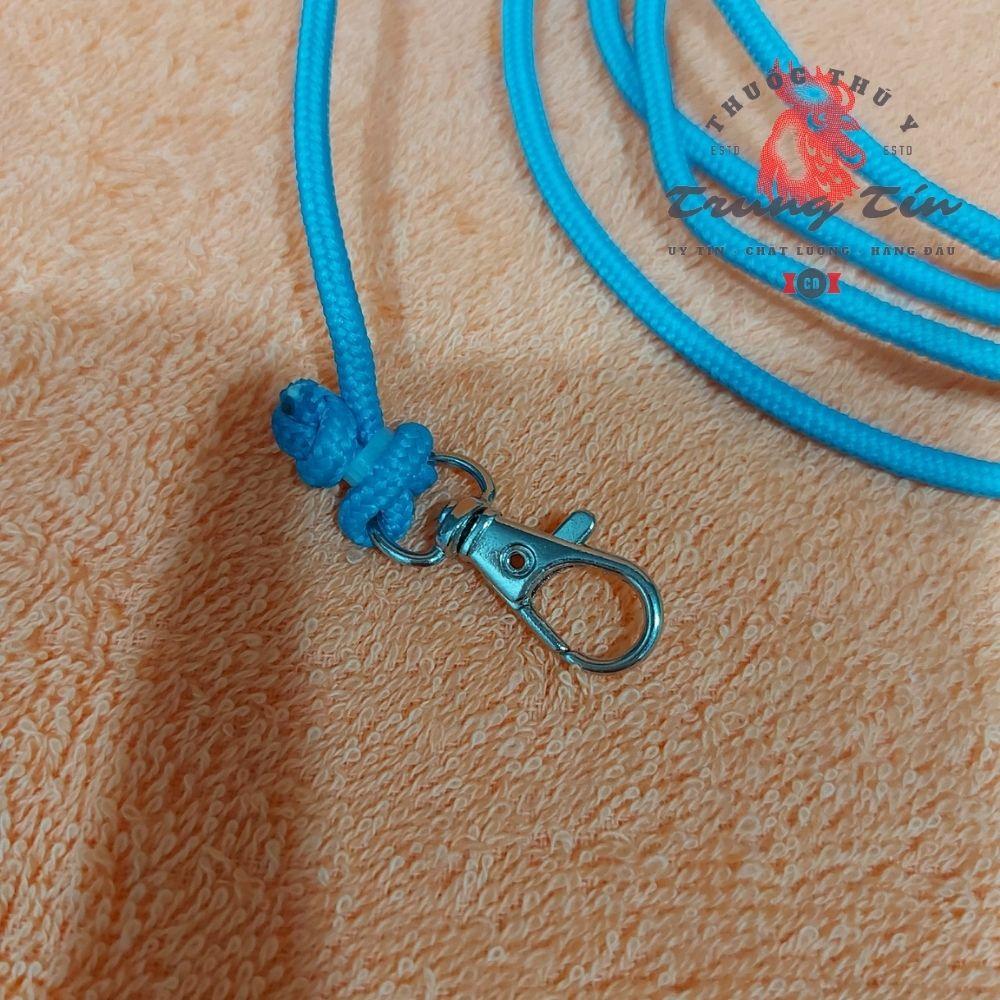 Dây cột gà siêu chất lượng - bao gà giật - TRE + NÒI đều sài được - dài 2 mét . da bò dầy . móc chống xoắn inox