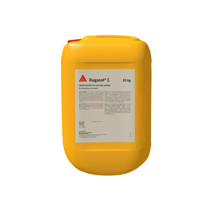 Sika Rugasol C - Can 25 Lít - Chấ́t tạo nhám, chất ức chế bê mặt bê tông