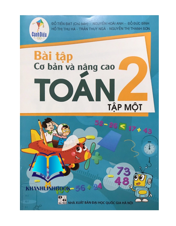Sách - Combo Bài tập cơ bản và nâng cao Toán 2 tập 1 + 2