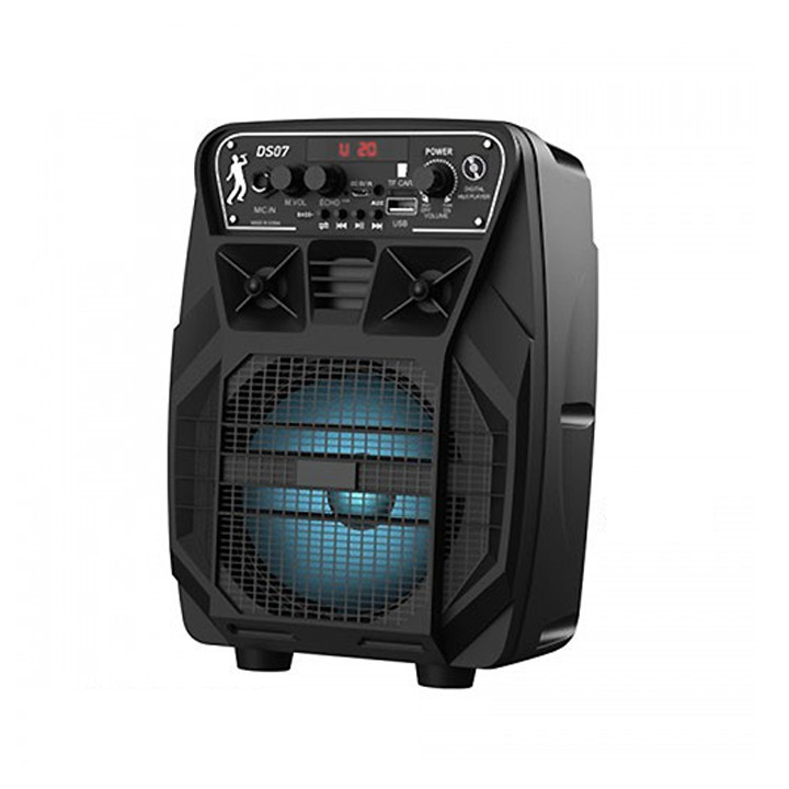 Loa Bluetooth Karaoke DS07 kèm 1 micro có dây - Hàng nhập khẩu