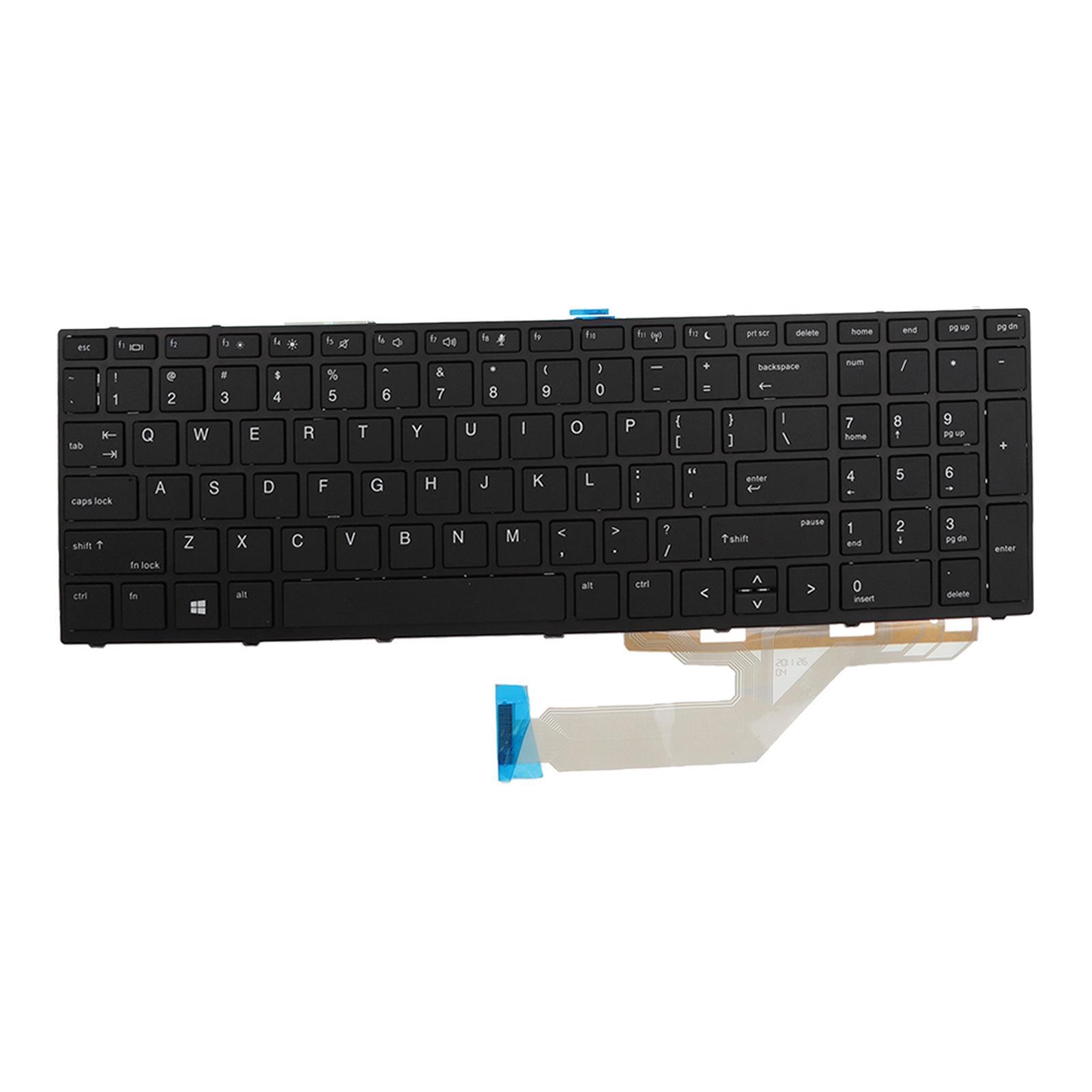 New US English Keyboard Fits For HP  450 G5 455 G5 Series Black