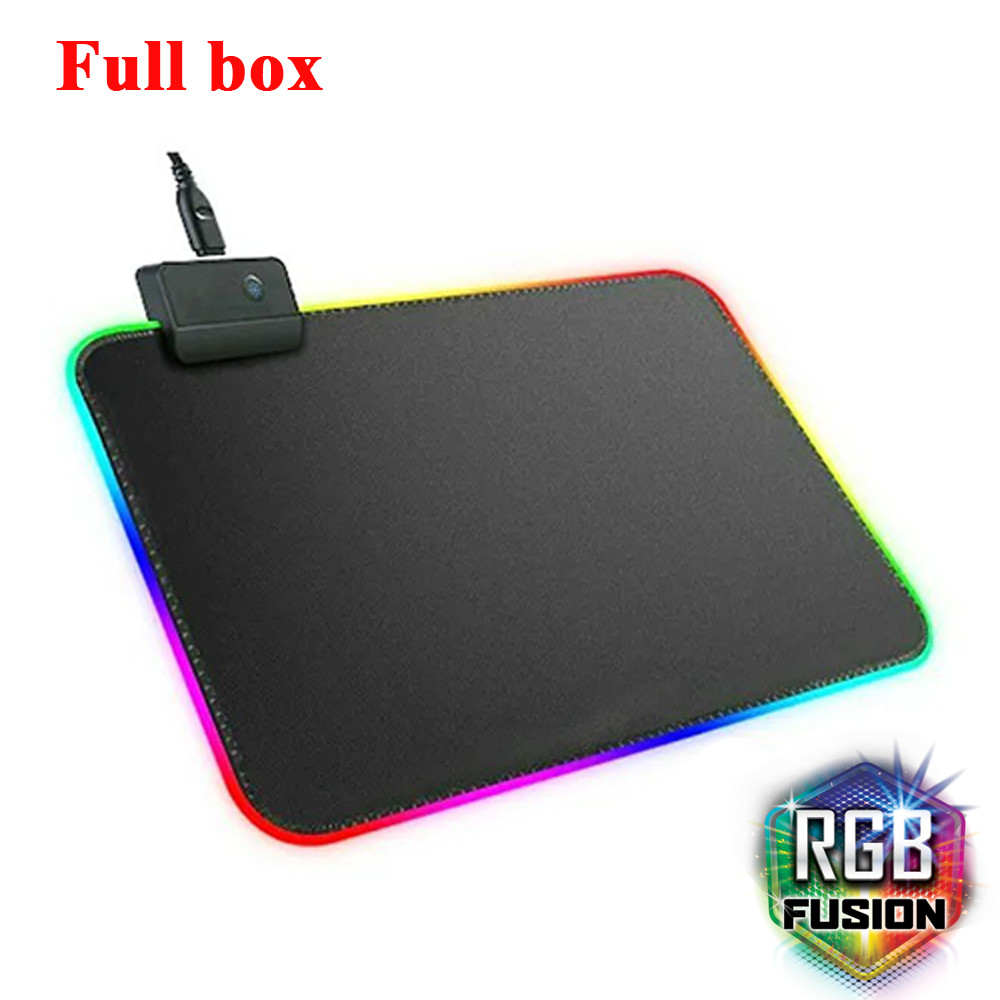 Miếng lót chuột gaming led RGB kích thước 250x350x3mm cao cấp cực dày Full box