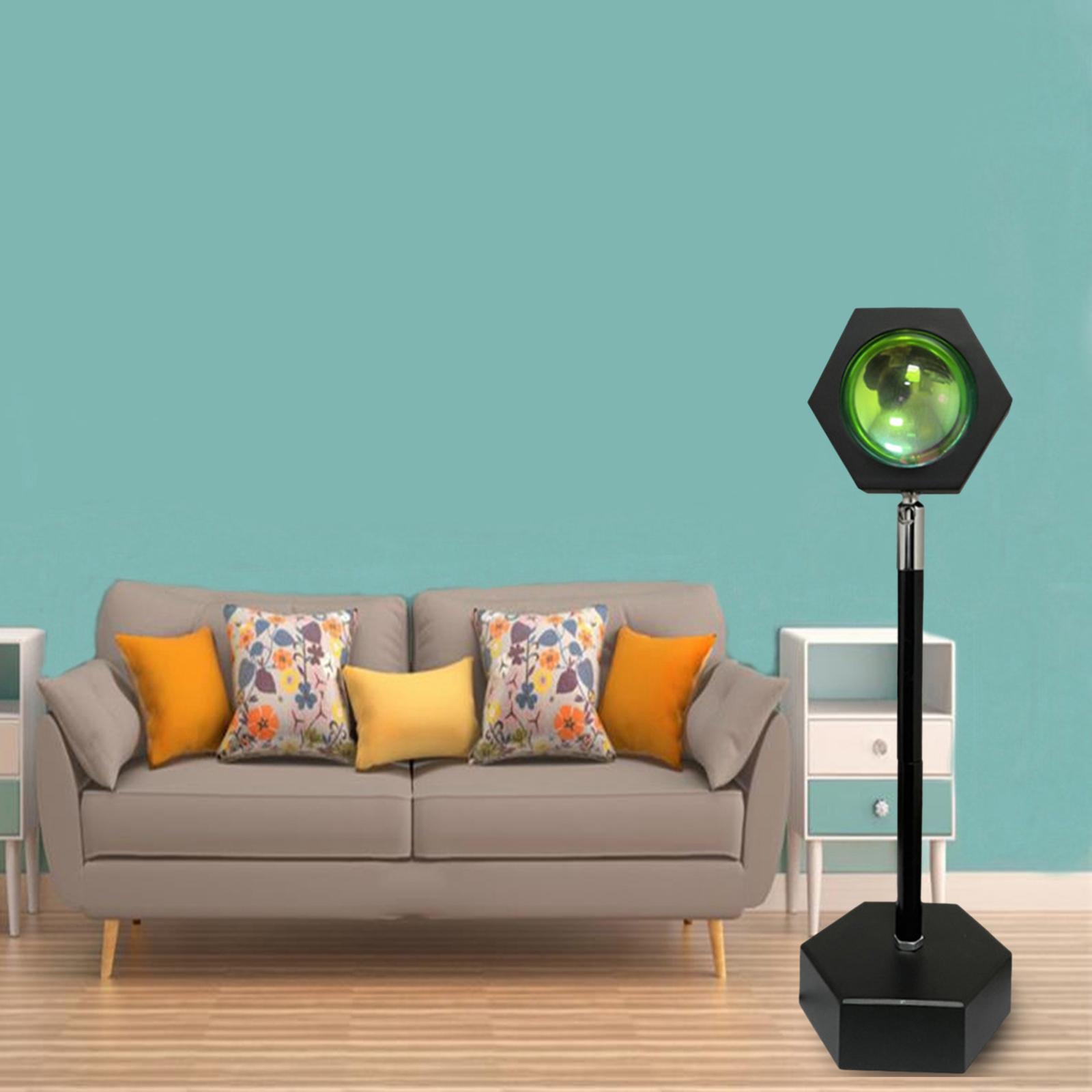 USB Sunset Projection Atmosphere Light Lamp Background Party Decor