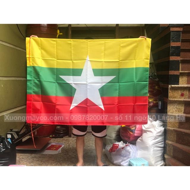 Cờ myanmar 1m x1,5m