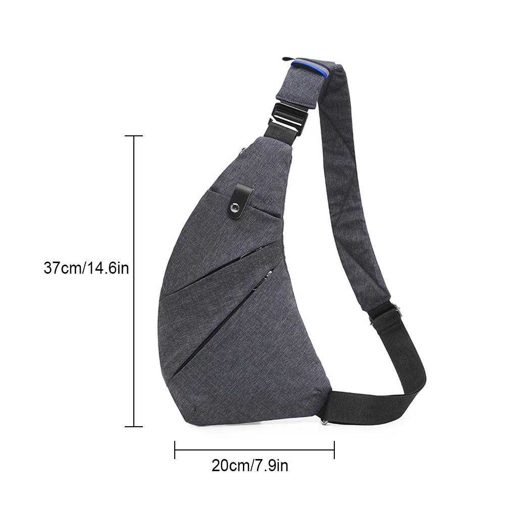 Túi Messenger Nhỏ Đeo Ngực Đa Chức Năng Chống Nước Cho Nam