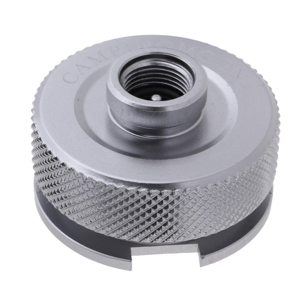 Outdoor Gas Tank Propane Refill Adapter Aluminum Alloy Gas Stove Connector for Outdoor Picnic BBQ Garden Party