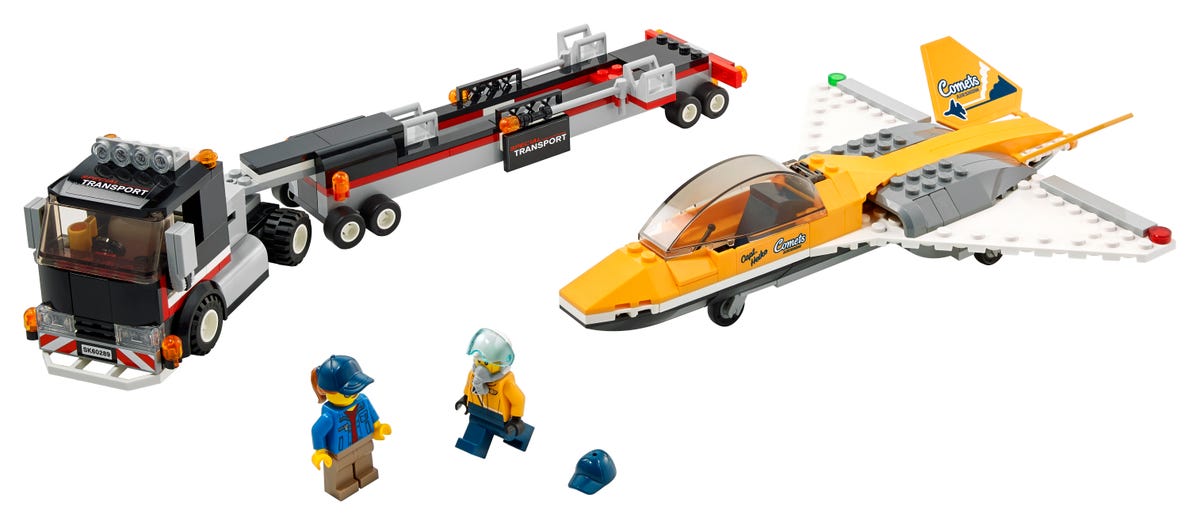 Đồ Chơi Lắp Ráp LEGO City Xe Vận Chuyển Máy Bay Phản Lực 60289 Cho Bé Trên 5 Tuổi