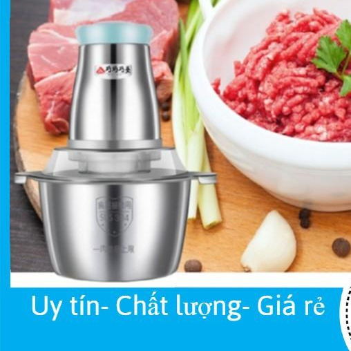 Máy Xay Thịt Loại 2L Và 3L - Máy Xay Thịt Đa Năng, Thực Phẩm, Trái Cây, Hoa Quả Cao Cấp