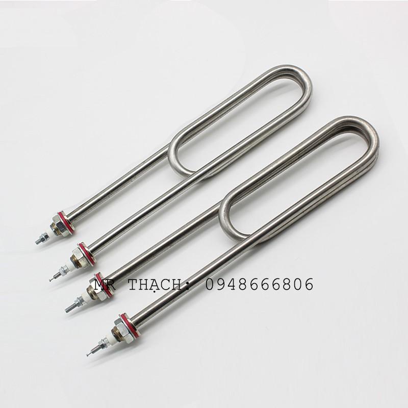 Điện trở thanh nhiệt U kép, đun nước tủ cơm, nấu nước - 220V - 33cm loại xịn