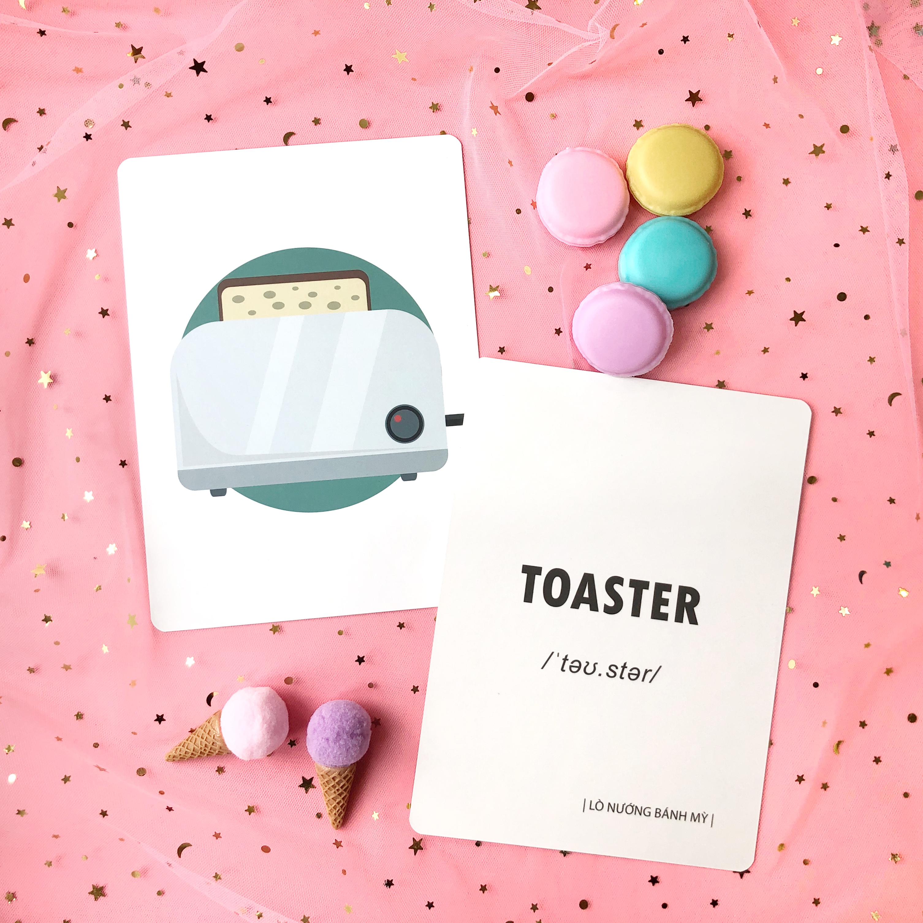 English flash card for kids 6-10 tuổi - chủ đề Các loại rau củ