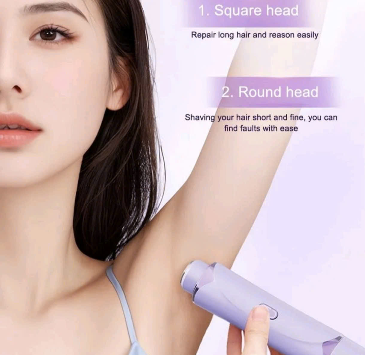 máy tẩy lông nữ hai đầu dùng cho toàn thân nhỏ gọn