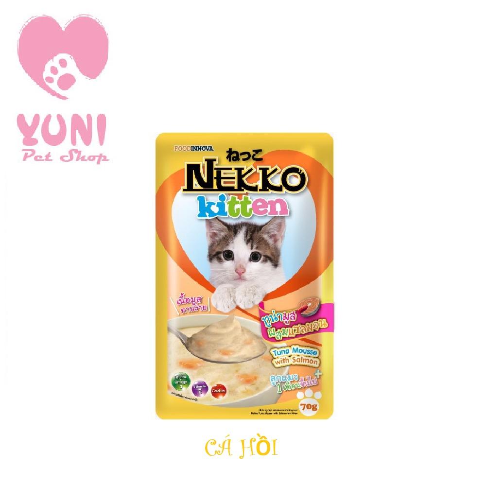 Pate NEKKO Kitten Thức Ăn Cho Mèo Con 70g - Yuni Pet Shop