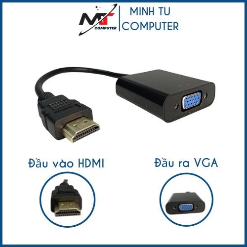 Cáp chuyển đổi HDMI to VGA Chuyển đổi tín hiệu HDMI sang VGA Full HD 1080