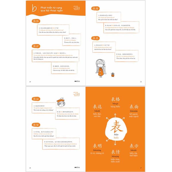 Combo 2 sách: Phát triển từ vựng tiếng Trung ứng dụng (in màu, có Audio nghe) + 123 Thông điệp thay đổi tuổi trẻ (Có Audio nghe) + DVD, link quà tặng