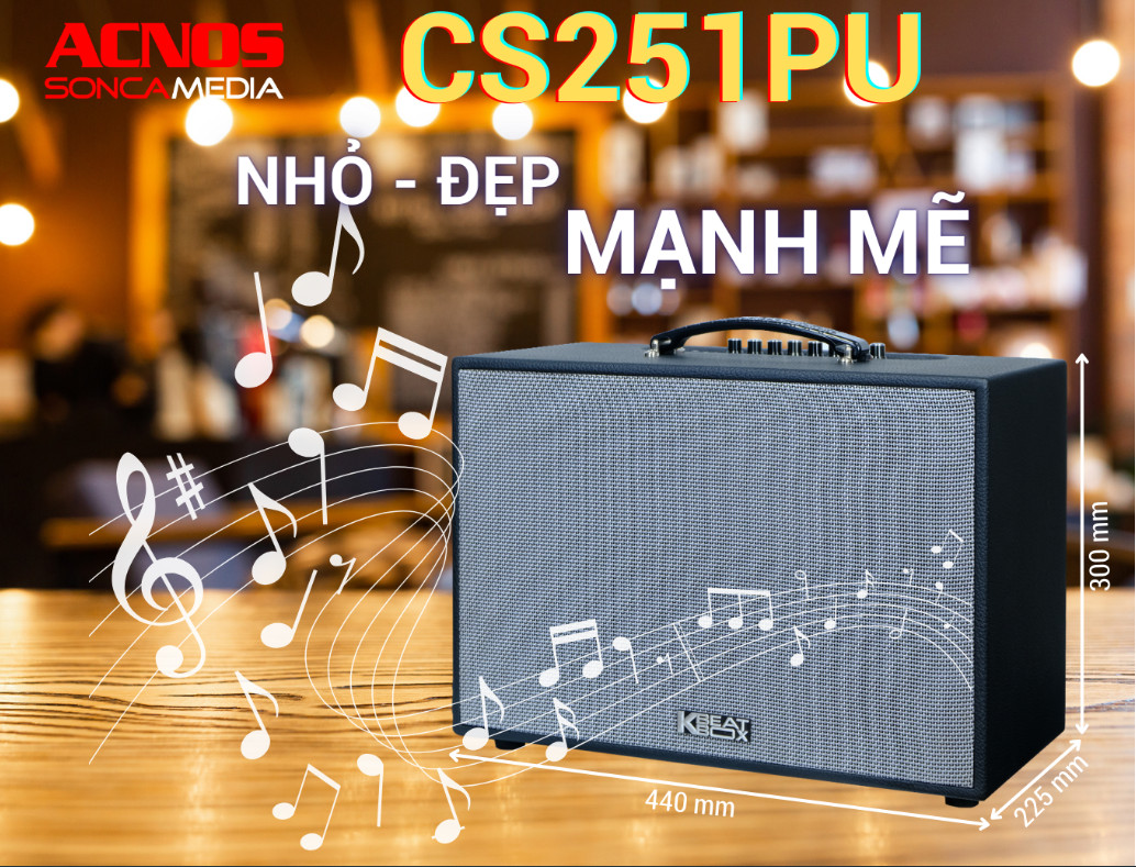 Dàn âm thanh di động xách tay ACNOS CS251PU