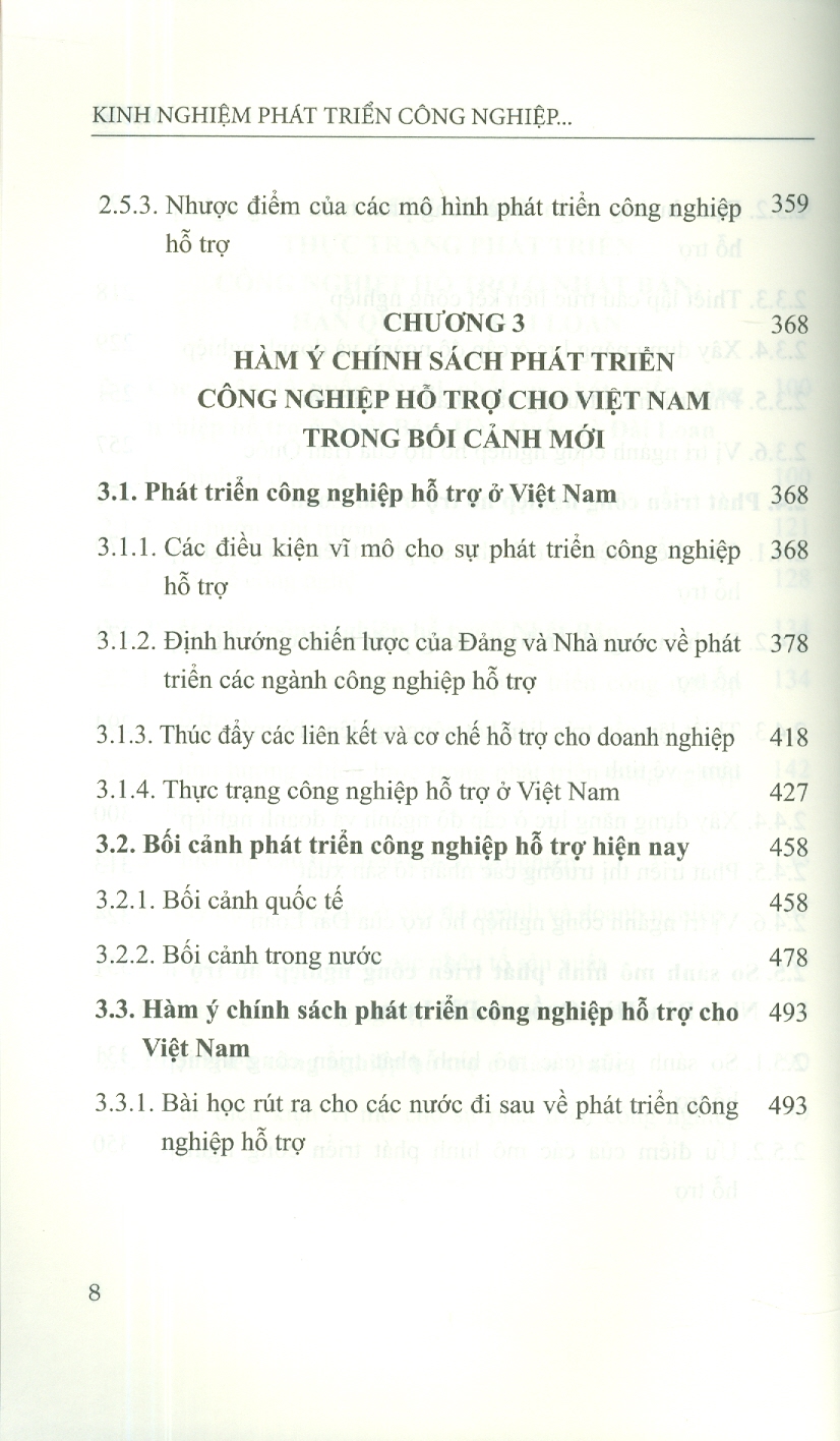Kinh Nghiệm Phát Triển Công Nghiệp Hỗ Trợ Ở Nhật Bản, Hàn Quốc, Đài Loan Và Hàm Ý Chính Sách Cho Việt Nam (Sách Chuyên Khảo)