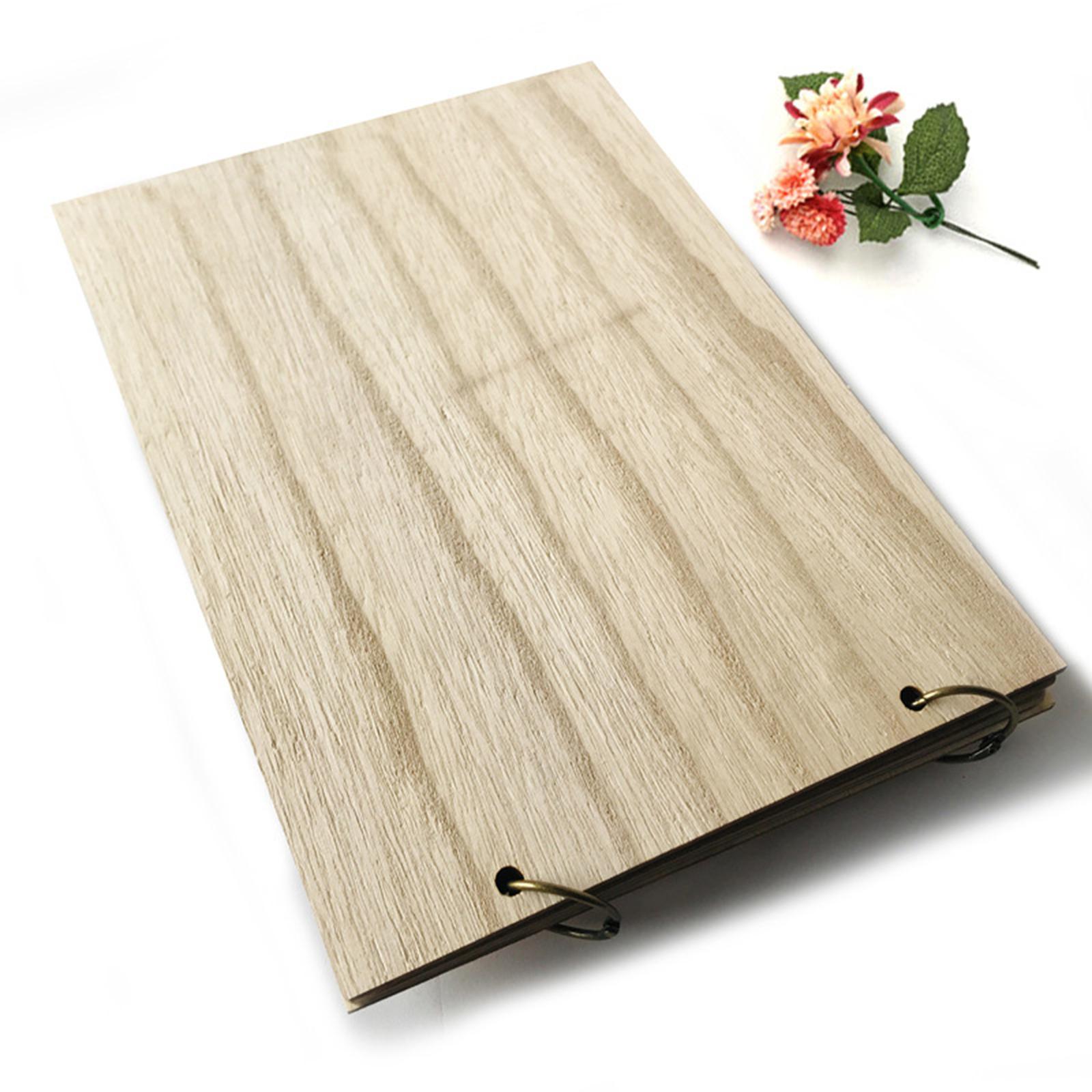 Wood Wedding Guest Book DIY Handmade for Party Wedding Ornaments