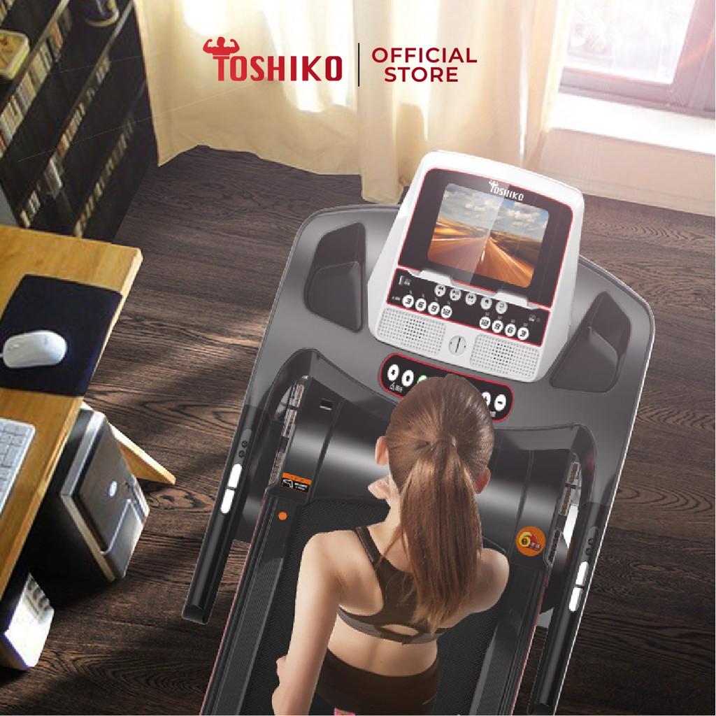 Máy chạy bộ đa năng tại nhà Toshiko MC55 giúp tăng cơ, giảm mỡ tại nhà, bảo hành 3 năm