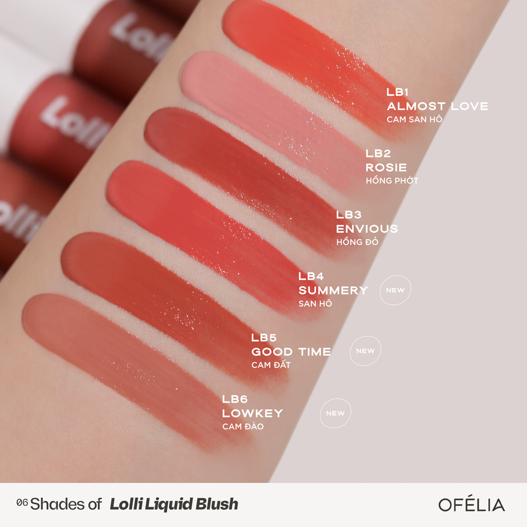 Kem Má Hồng Ofélia Lolli Liquid Blush 4.3g