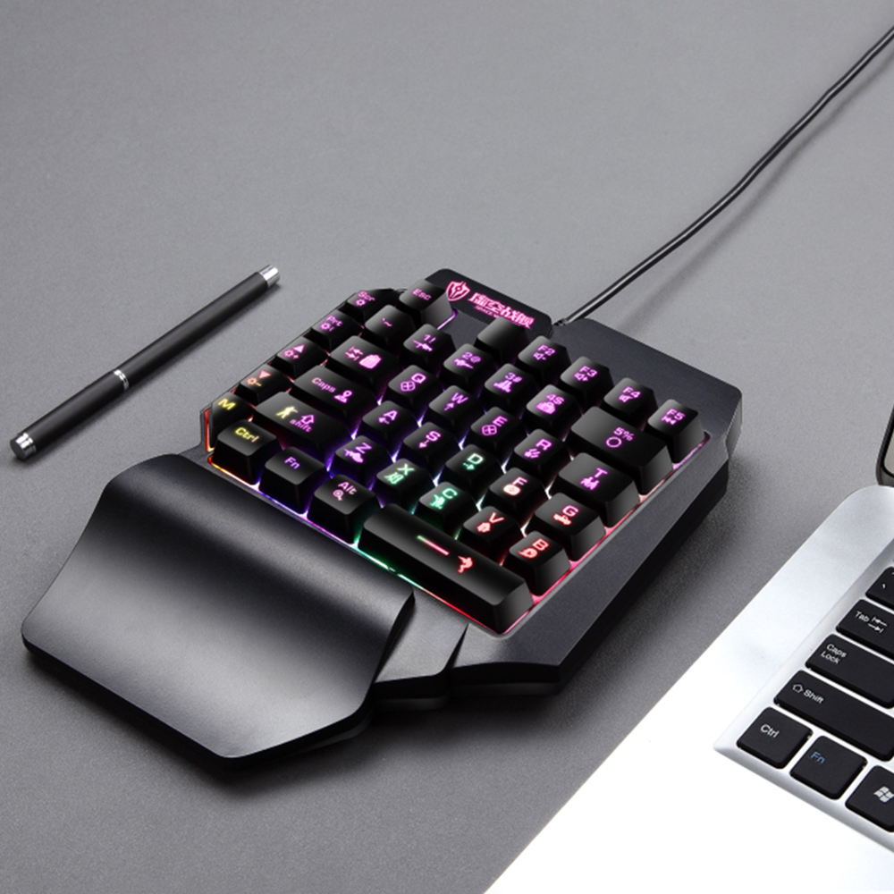 Bàn phím  chơi game chiếu sáng  được hỗ trợ bởi USB Vận hành Hiệu ứng ánh sáng đa dạng cho máy tính  xách tay