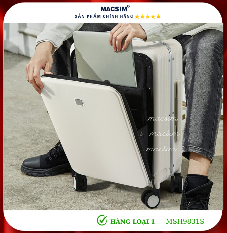 Vali cao cấp Macsim Hanke MSH9831S 20inches