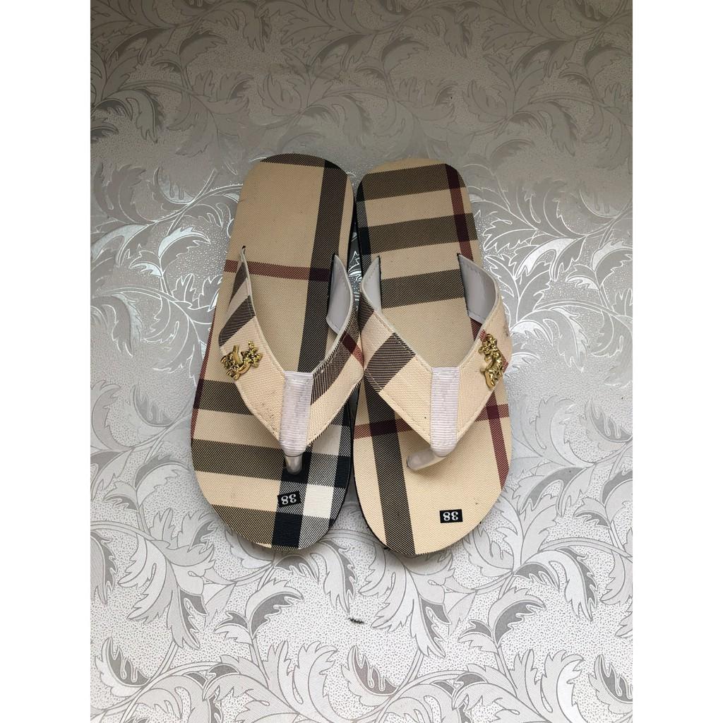 sandal đồng nai ( dép kẹp nam ) đế ca rô sọc vàng quai cùng màu size từ 37 nam đến 43 nam