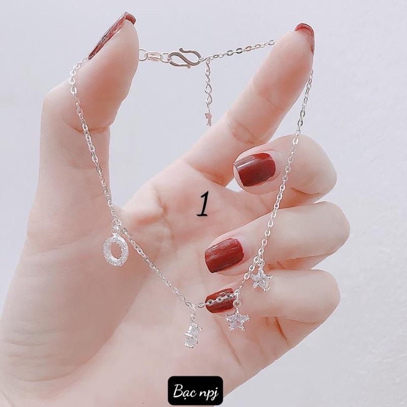 Lắc chân Bạc Ta , Các mẫu lắc chân ️ XINH XẮN ️ cho nữ -Bạc Npj